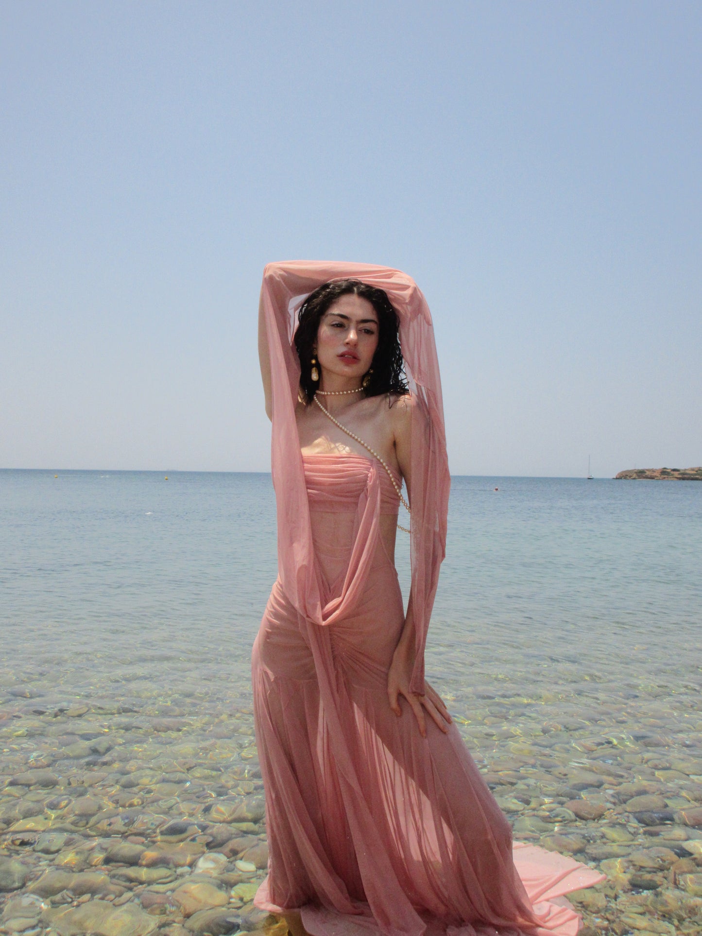 The Athena Dress - Lotus Pink