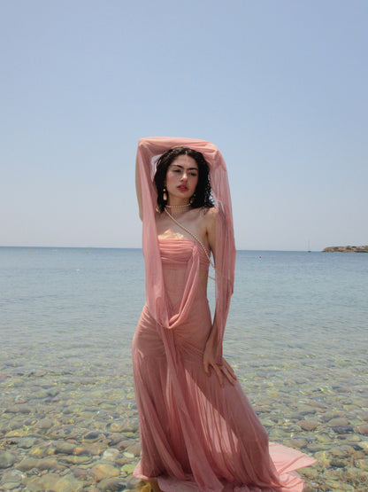 The Athena Dress - Lotus Pink