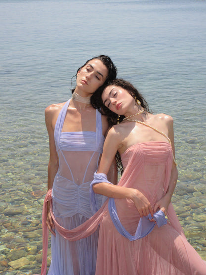 The Athena Dress - Lotus Pink