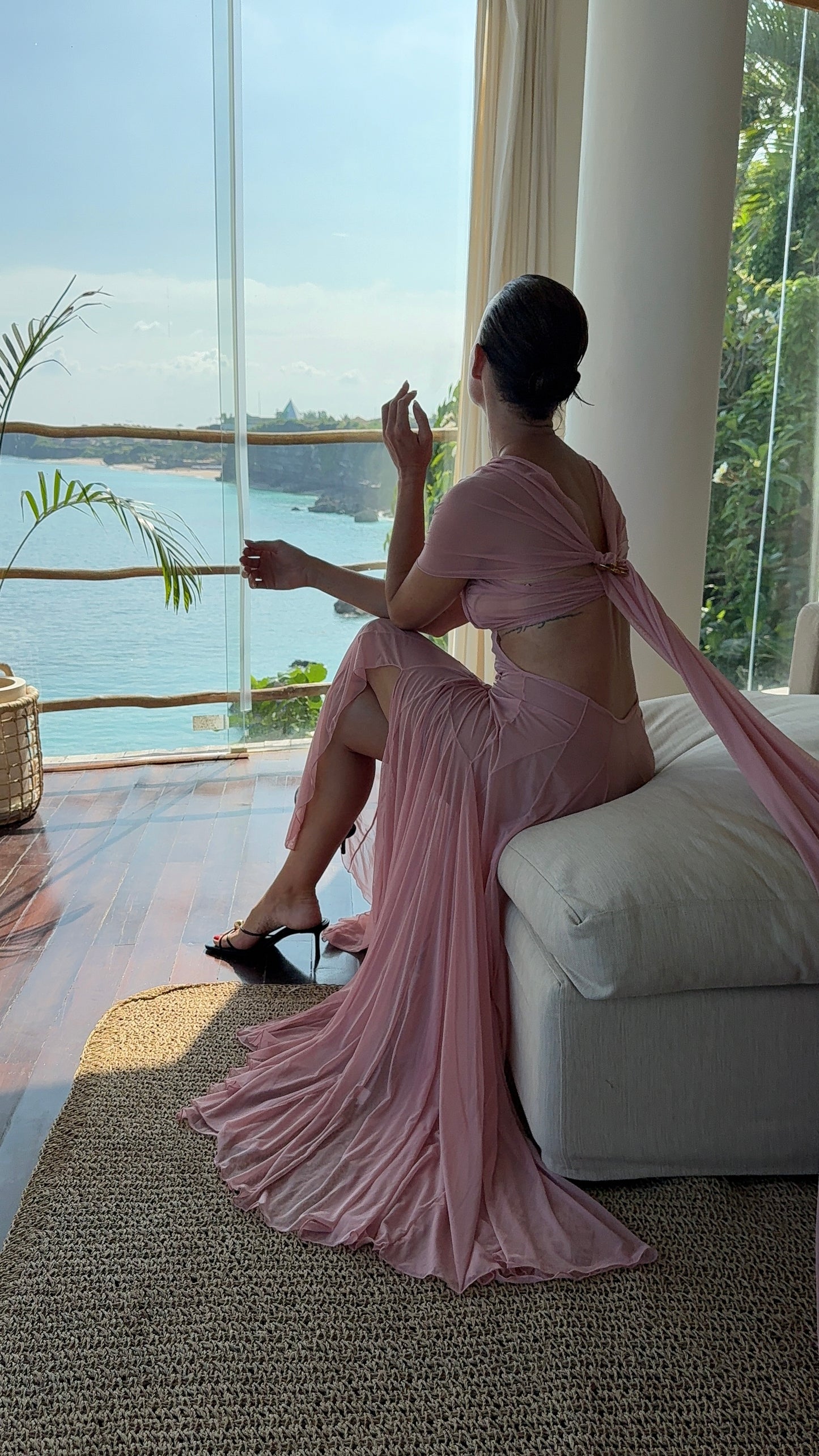 The Athena Dress - Lotus Pink