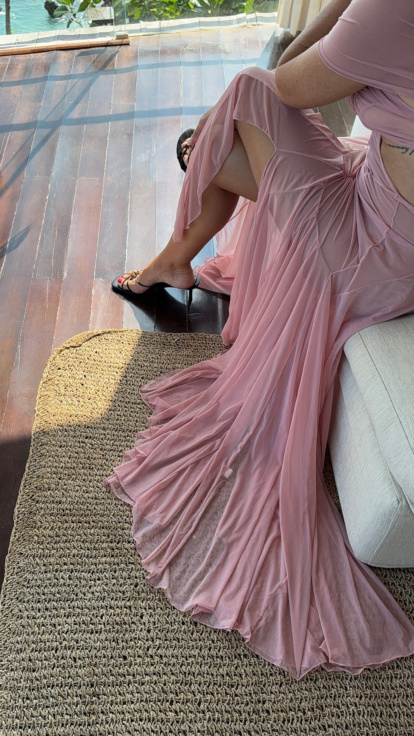 The Athena Dress - Lotus Pink