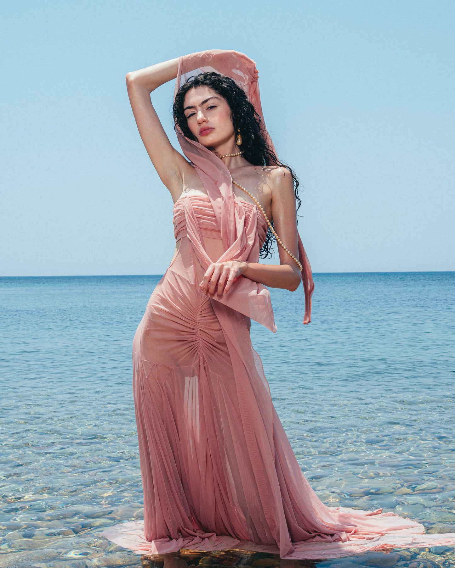 The Athena Dress - Lotus Pink