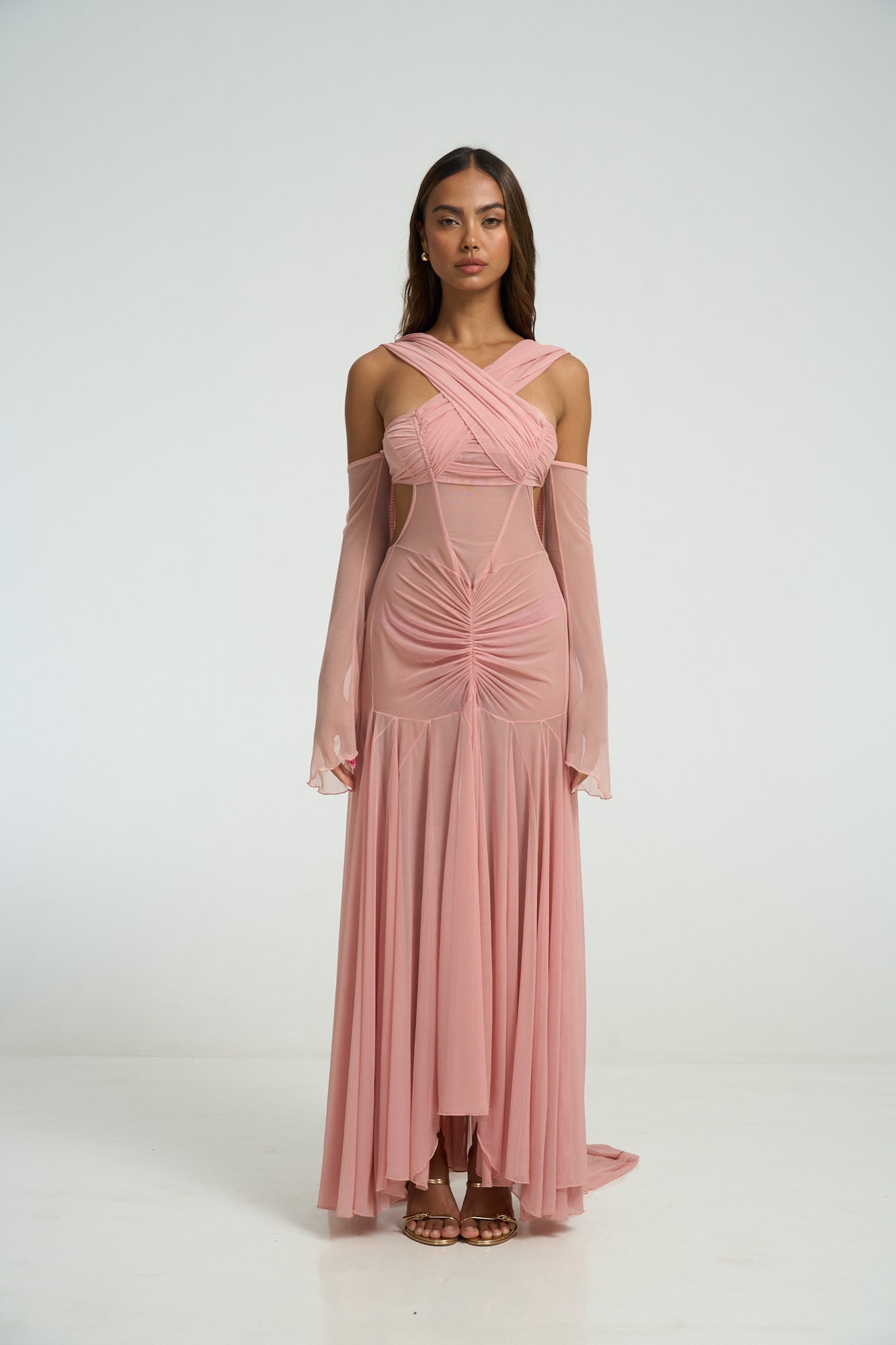 The Athena Dress - Lotus Pink