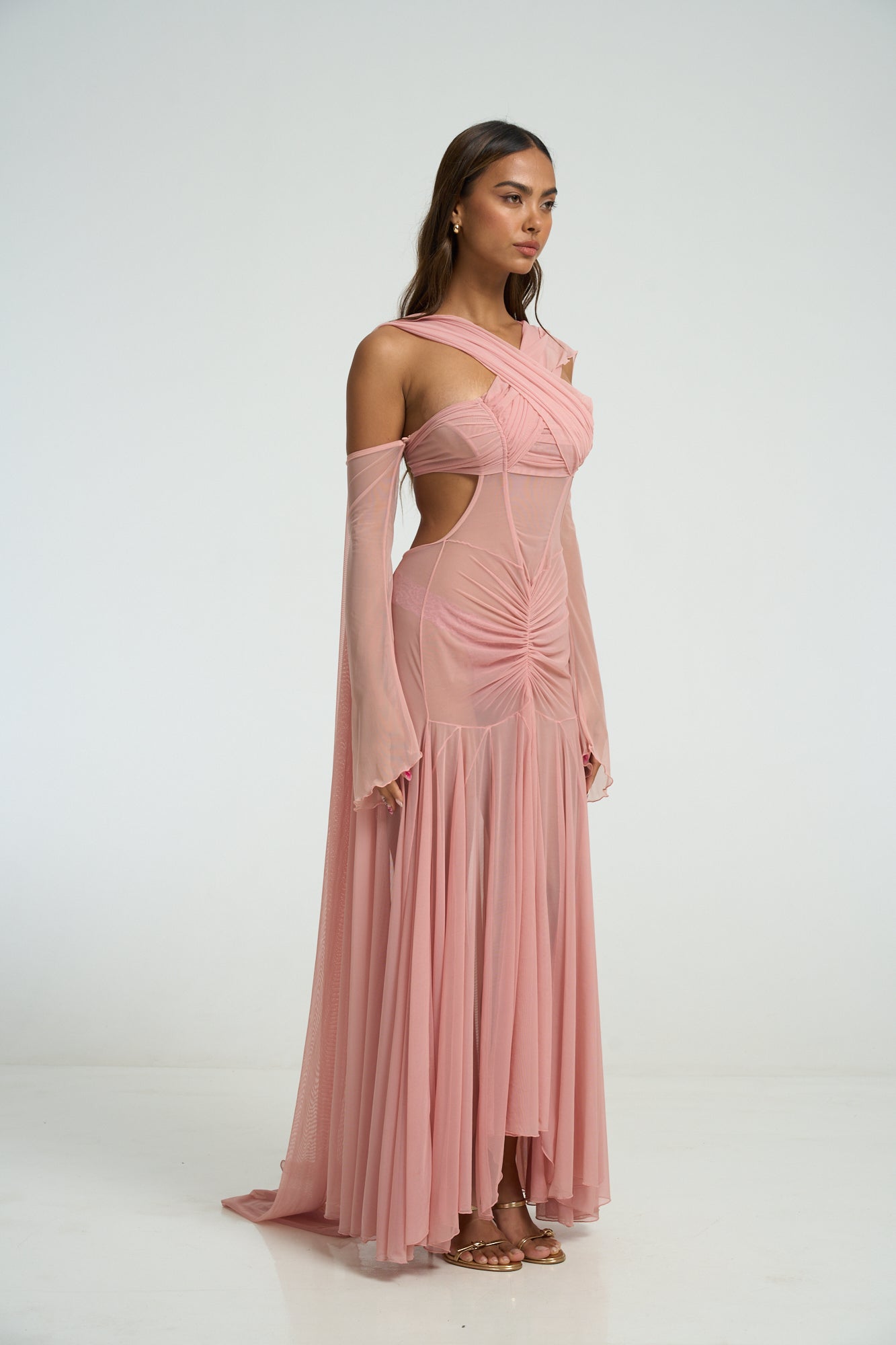 The Athena Dress - Lotus Pink