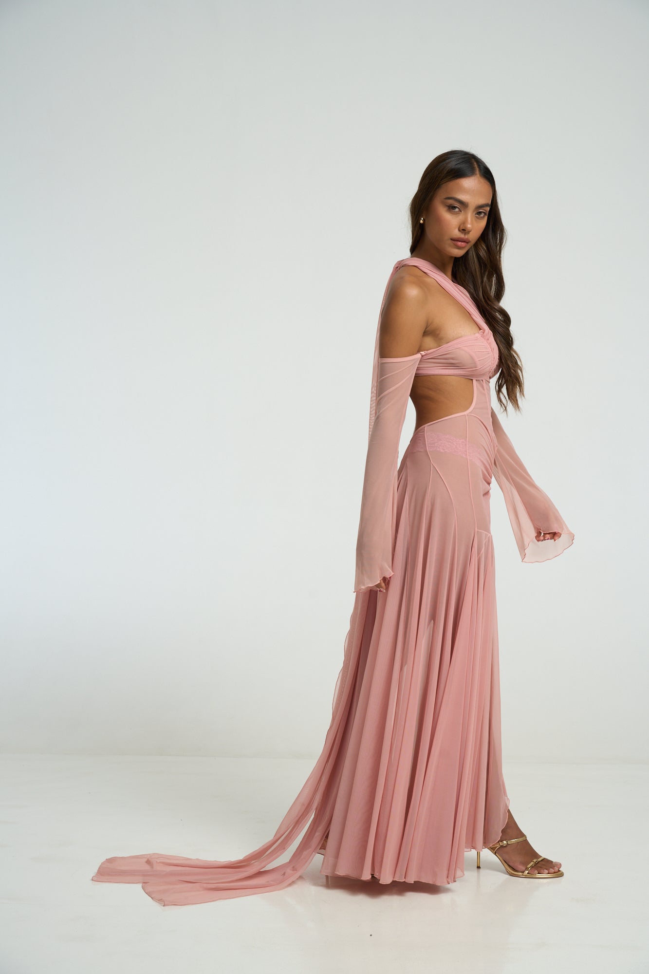 The Athena Dress - Lotus Pink
