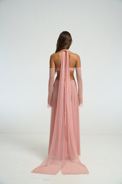 The Athena Dress - Lotus Pink