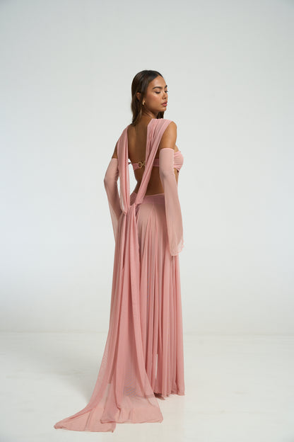 The Athena Dress - Lotus Pink