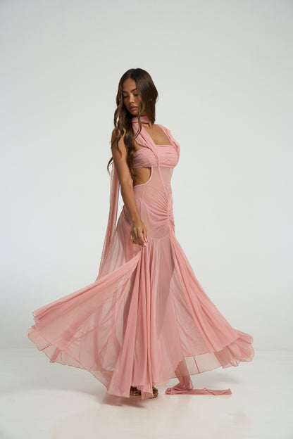 The Athena Dress - Lotus Pink