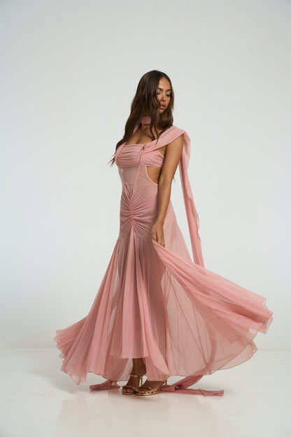 The Athena Dress - Lotus Pink
